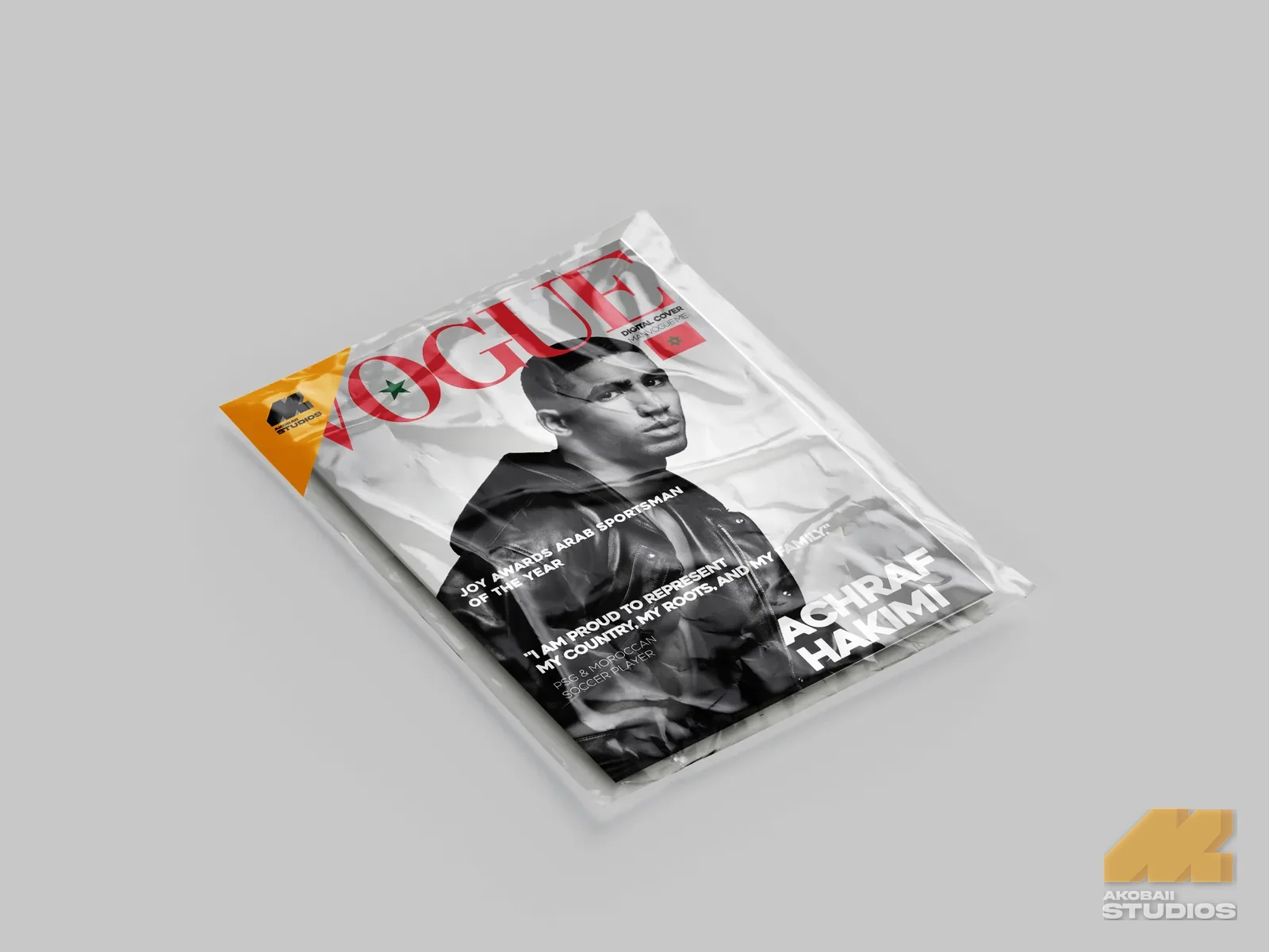 Cover concept on a light background