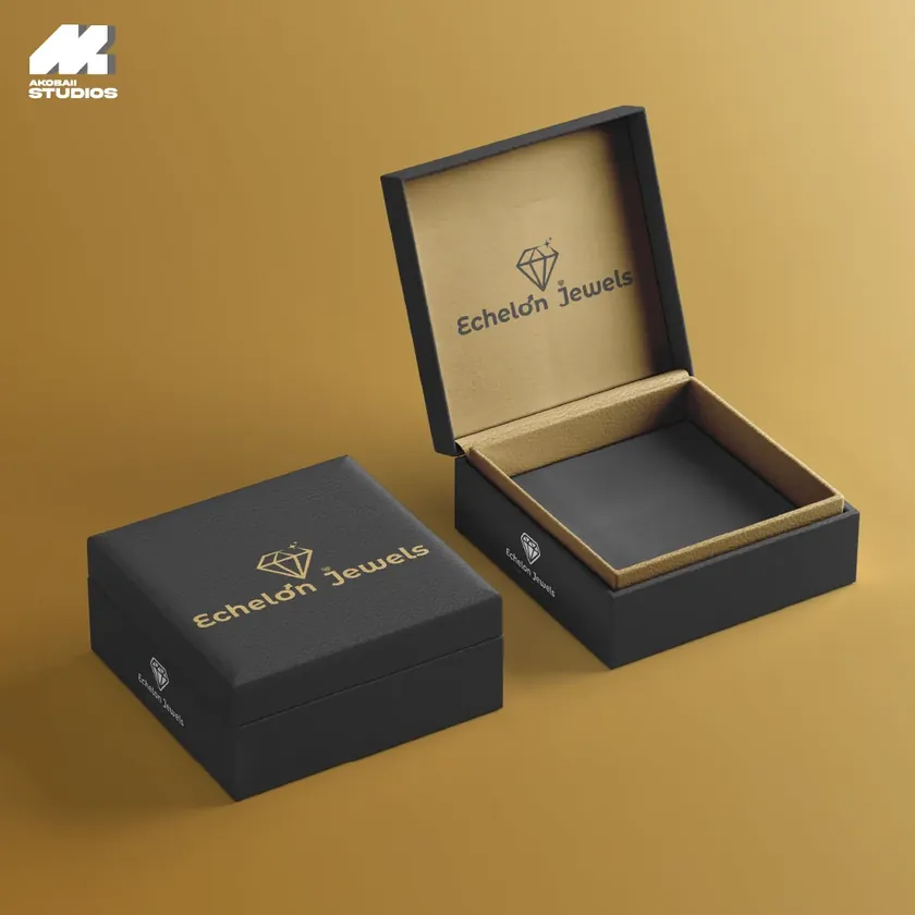 Gold jewellery box